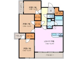 ユング城山の物件間取画像